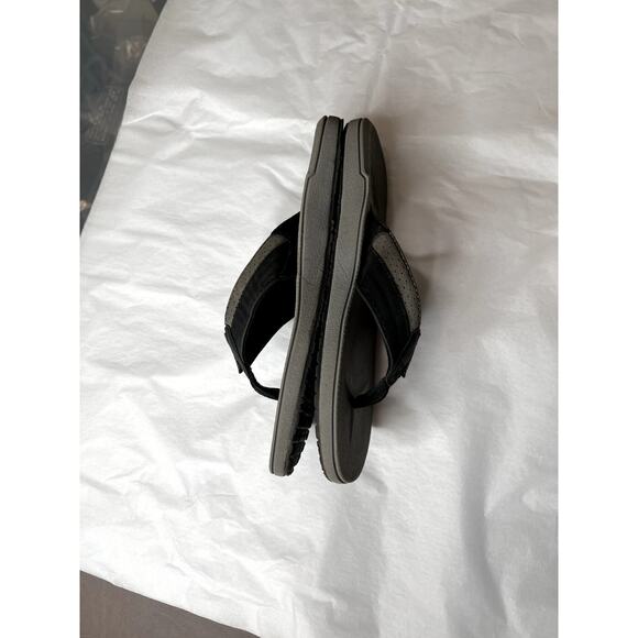 LANDSHARK womens size 7 flip flops gray summer beachy casual everyday - Picture 3 of 6